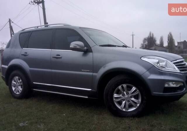 Серый Cанг Йонг Рекстон, объемом двигателя 2.7 л и пробегом 250 тыс. км за 13500 $, фото 1 на Automoto.ua