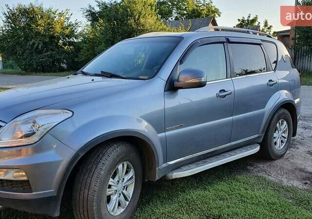 Серый Cанг Йонг Рекстон, объемом двигателя 2.7 л и пробегом 163 тыс. км за 13999 $, фото 1 на Automoto.ua