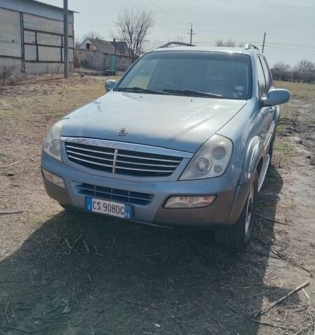 Синий Cанг Йонг Рекстон, объемом двигателя 2.7 л и пробегом 230 тыс. км за 4000 $, фото 1 на Automoto.ua