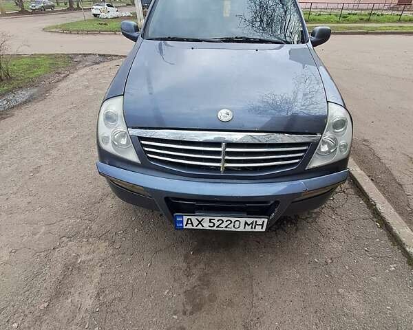 Синий Cанг Йонг Рекстон, объемом двигателя 2.8 л и пробегом 320 тыс. км за 6000 $, фото 1 на Automoto.ua
