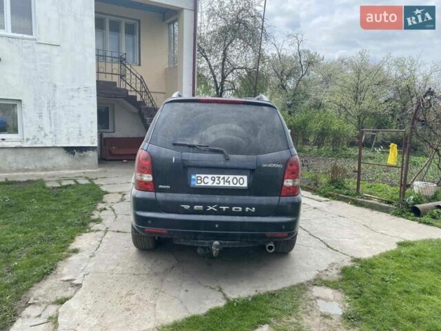 Синий Cанг Йонг Рекстон, объемом двигателя 2.7 л и пробегом 300 тыс. км за 6000 $, фото 1 на Automoto.ua