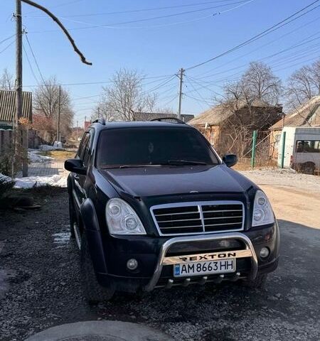 Синий Cанг Йонг Рекстон, объемом двигателя 2.7 л и пробегом 270 тыс. км за 6500 $, фото 1 на Automoto.ua