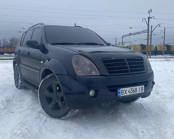 Синий Cанг Йонг Рекстон, объемом двигателя 2.7 л и пробегом 231 тыс. км за 7800 $, фото 1 на Automoto.ua