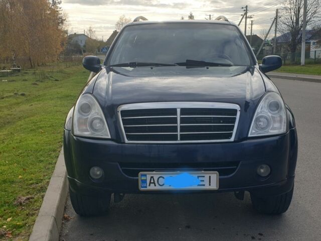 Синий Cанг Йонг Рекстон, объемом двигателя 2.7 л и пробегом 320 тыс. км за 7600 $, фото 1 на Automoto.ua