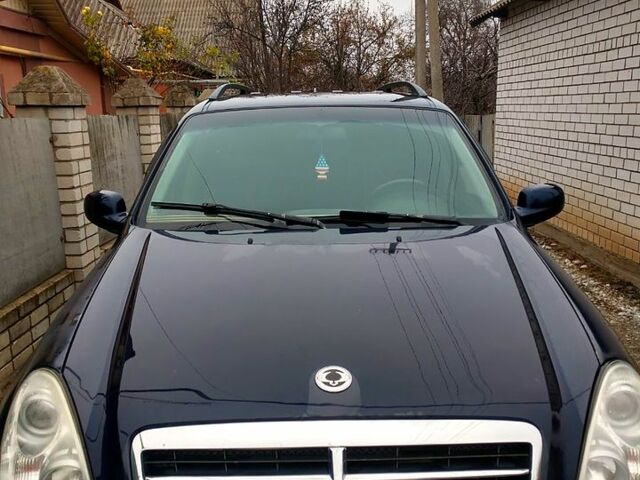 Синий Cанг Йонг Рекстон, объемом двигателя 2.7 л и пробегом 275 тыс. км за 8000 $, фото 1 на Automoto.ua