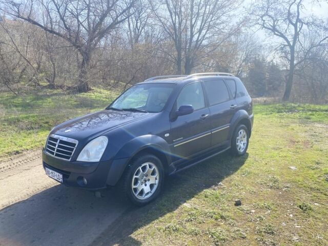 Синий Cанг Йонг Рекстон, объемом двигателя 2.7 л и пробегом 300 тыс. км за 4450 $, фото 1 на Automoto.ua