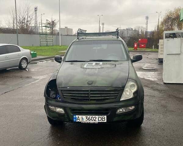 Зеленый Cанг Йонг Рекстон, объемом двигателя 2.7 л и пробегом 260 тыс. км за 4000 $, фото 1 на Automoto.ua