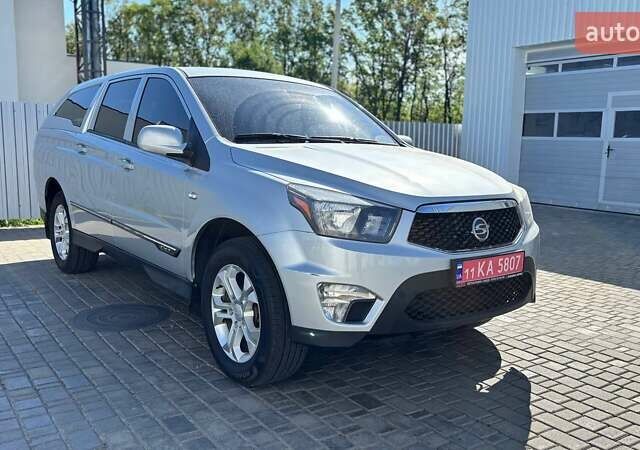Серый Cанг Йонг Korando Sports, объемом двигателя 2 л и пробегом 123 тыс. км за 12490 $, фото 1 на Automoto.ua