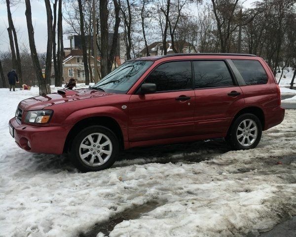 Червоний Субару Forester, об'ємом двигуна 2 л та пробігом 107 тис. км за 7900 $, фото 1 на Automoto.ua