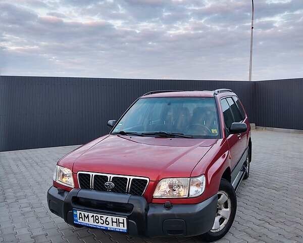 Червоний Субару Forester, об'ємом двигуна 2 л та пробігом 230 тис. км за 4800 $, фото 1 на Automoto.ua