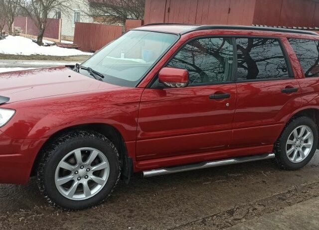 Червоний Субару Forester, об'ємом двигуна 2 л та пробігом 124 тис. км за 8200 $, фото 1 на Automoto.ua