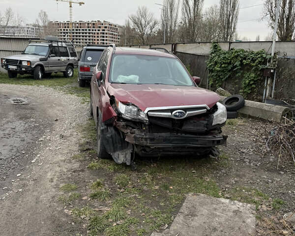 Красный Субару Форестер, объемом двигателя 2.46 л и пробегом 223 тыс. км за 7500 $, фото 1 на Automoto.ua