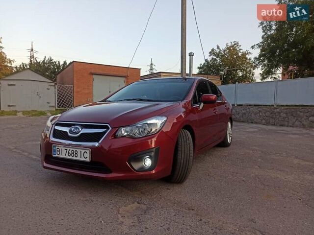 Красный Субару Импреза, объемом двигателя 2 л и пробегом 99 тыс. км за 11900 $, фото 1 на Automoto.ua