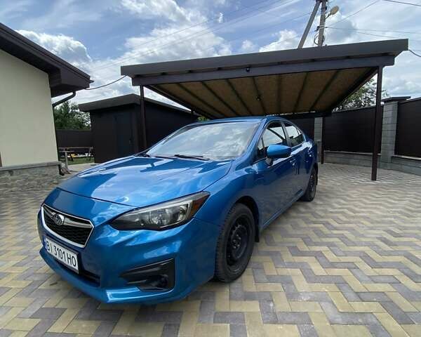 Синий Субару Импреза, объемом двигателя 2 л и пробегом 91 тыс. км за 10100 $, фото 1 на Automoto.ua