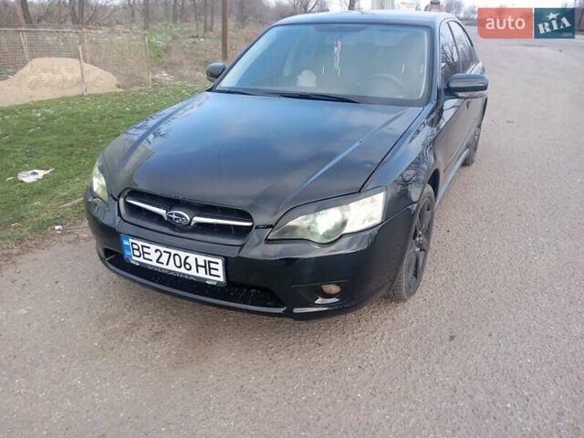 Черный Субару Легаси, объемом двигателя 2 л и пробегом 217 тыс. км за 4500 $, фото 1 на Automoto.ua