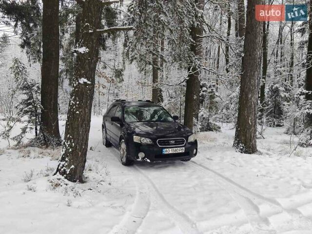 Черный Субару Легаси, объемом двигателя 3 л и пробегом 440 тыс. км за 6200 $, фото 1 на Automoto.ua