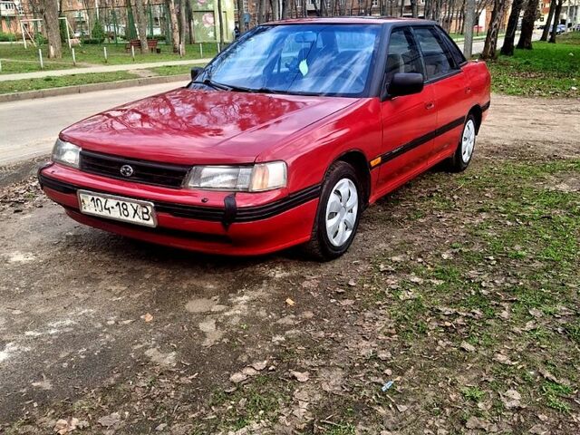 Красный Субару Легаси, объемом двигателя 1.8 л и пробегом 170 тыс. км за 1500 $, фото 1 на Automoto.ua