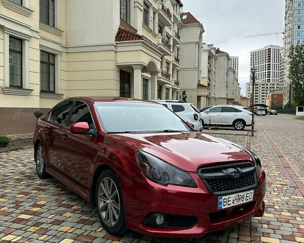 Красный Субару Легаси, объемом двигателя 2.46 л и пробегом 163 тыс. км за 5999 $, фото 1 на Automoto.ua
