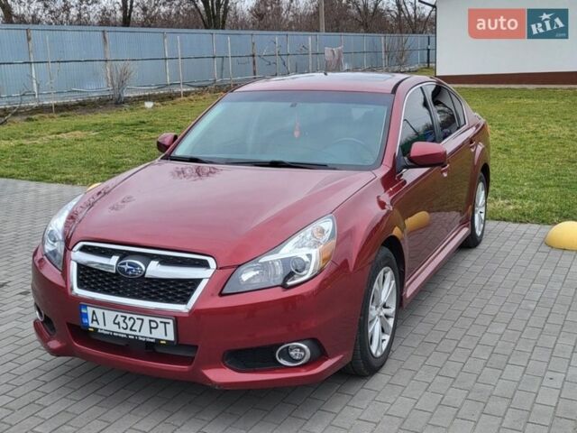 Красный Субару Легаси, объемом двигателя 2.46 л и пробегом 305 тыс. км за 10300 $, фото 1 на Automoto.ua