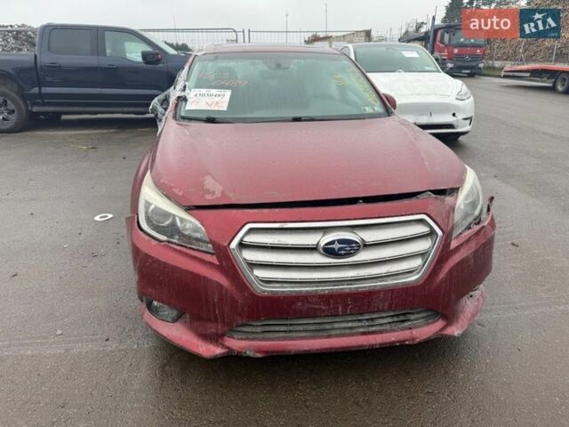 Красный Субару Легаси, объемом двигателя 2.46 л и пробегом 136 тыс. км за 9700 $, фото 1 на Automoto.ua