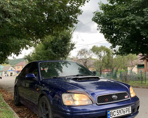 Синий Субару Легаси, объемом двигателя 2 л и пробегом 330 тыс. км за 3000 $, фото 1 на Automoto.ua
