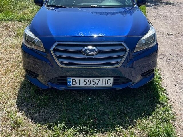 Синий Субару Легаси, объемом двигателя 2.46 л и пробегом 105 тыс. км за 8700 $, фото 1 на Automoto.ua