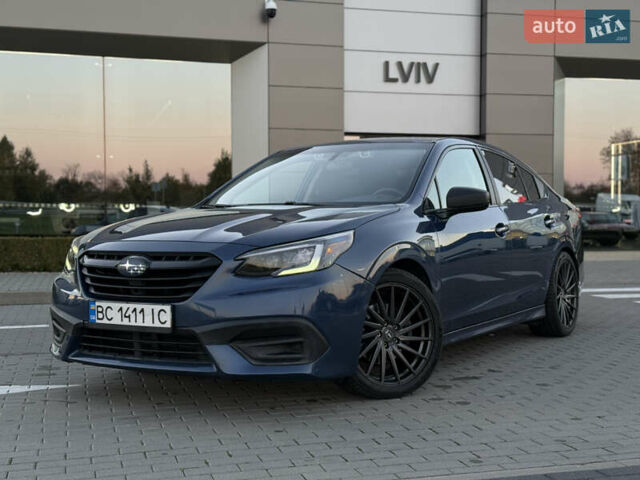 Синий Субару Легаси, объемом двигателя 2.5 л и пробегом 155 тыс. км за 15000 $, фото 1 на Automoto.ua