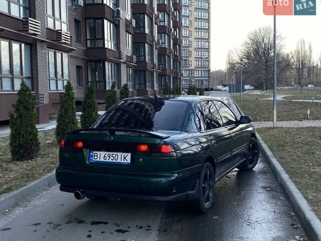 Зеленый Субару Легаси, объемом двигателя 2 л и пробегом 350 тыс. км за 2600 $, фото 1 на Automoto.ua