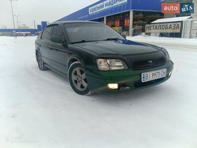 Зелений Субару Легасі, об'ємом двигуна 2 л та пробігом 316 тис. км за 3000 $, фото 1 на Automoto.ua