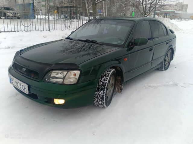 Зелений Субару Легасі, об'ємом двигуна 2 л та пробігом 365 тис. км за 2500 $, фото 1 на Automoto.ua