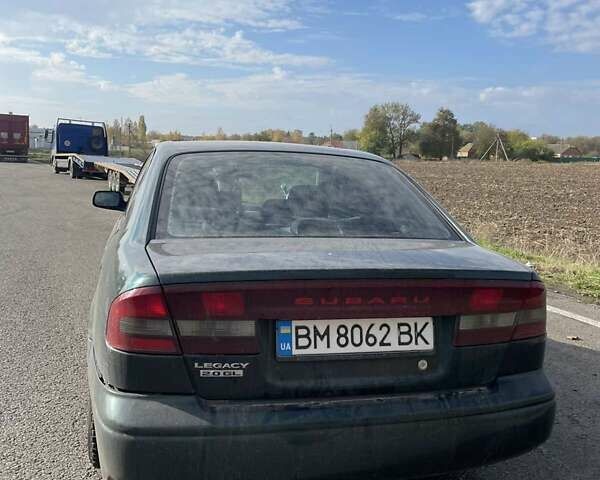 Зеленый Субару Легаси, объемом двигателя 1.99 л и пробегом 320 тыс. км за 3500 $, фото 1 на Automoto.ua