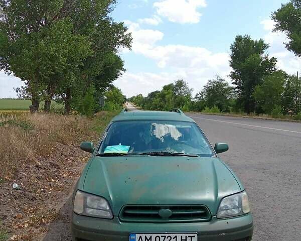 Зеленый Субару Легаси, объемом двигателя 2 л и пробегом 38 тыс. км за 3500 $, фото 1 на Automoto.ua
