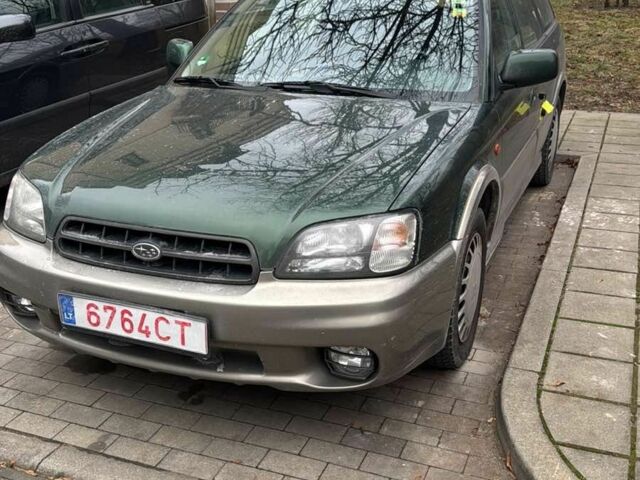 Зеленый Субару Легаси, объемом двигателя 2 л и пробегом 157 тыс. км за 3500 $, фото 1 на Automoto.ua