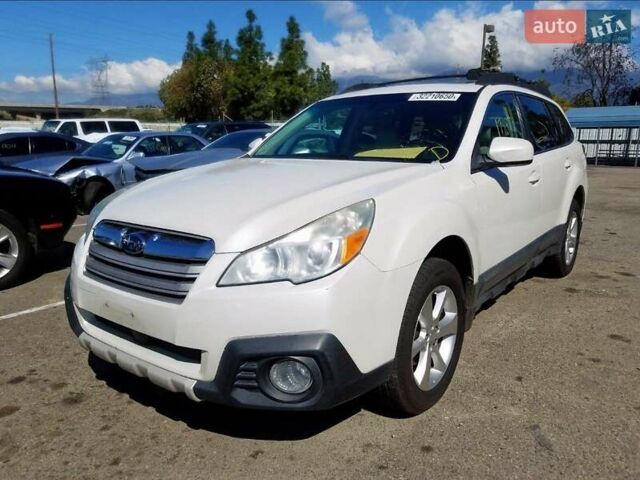 Белый Субару Аутбек, объемом двигателя 2.46 л и пробегом 330 тыс. км за 9000 $, фото 1 на Automoto.ua