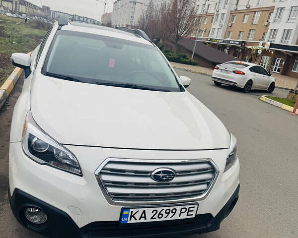 Білий Субару Аутбек, об'ємом двигуна 2.5 л та пробігом 115 тис. км за 14500 $, фото 1 на Automoto.ua