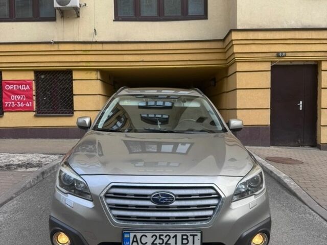 Бежевий Субару Аутбек, об'ємом двигуна 2 л та пробігом 250 тис. км за 13900 $, фото 1 на Automoto.ua