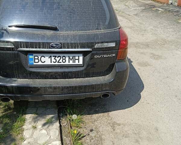 Черный Субару Аутбек, объемом двигателя 2.5 л и пробегом 298 тыс. км за 3400 $, фото 1 на Automoto.ua