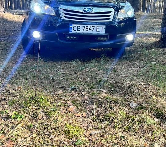 Черный Субару Аутбек, объемом двигателя 2.5 л и пробегом 270 тыс. км за 9300 $, фото 1 на Automoto.ua