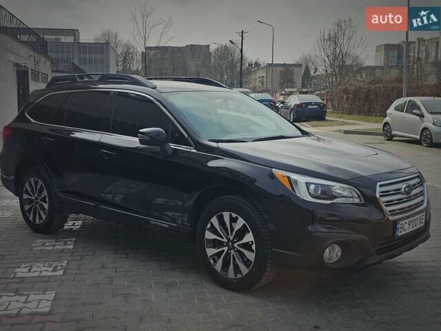 Черный Субару Аутбек, объемом двигателя 2.46 л и пробегом 78 тыс. км за 13800 $, фото 1 на Automoto.ua