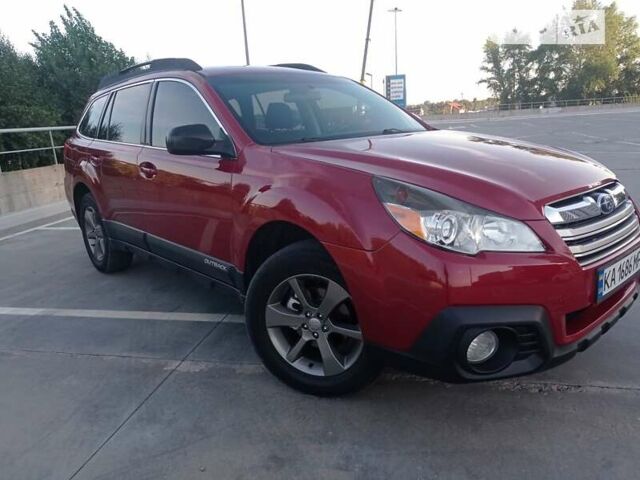 Красный Субару Аутбек, объемом двигателя 2.5 л и пробегом 240 тыс. км за 9500 $, фото 1 на Automoto.ua