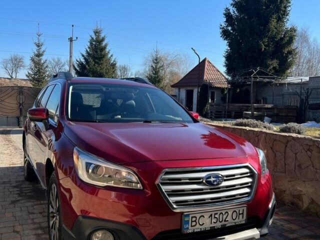 Красный Субару Аутбек, объемом двигателя 2.5 л и пробегом 2 тыс. км за 15000 $, фото 1 на Automoto.ua