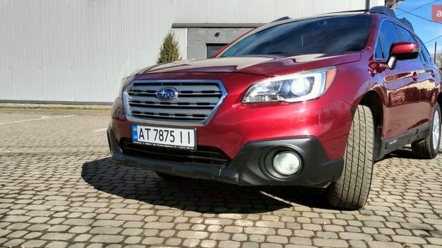Червоний Субару Аутбек, об'ємом двигуна 2.5 л та пробігом 235 тис. км за 13500 $, фото 1 на Automoto.ua