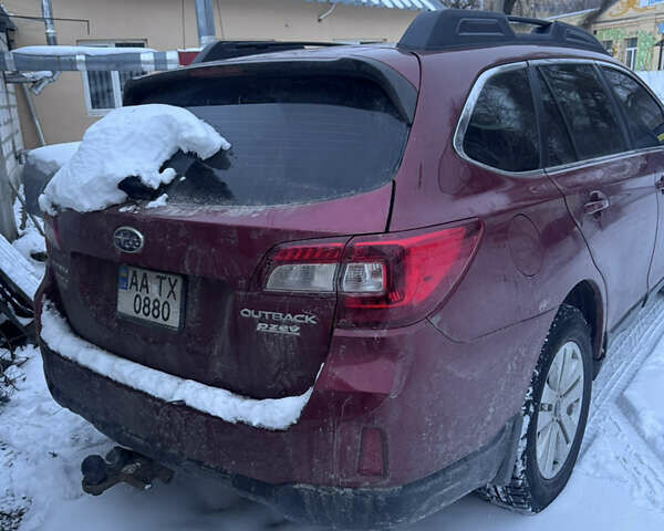 Красный Субару Аутбек, объемом двигателя 2.5 л и пробегом 160 тыс. км за 6700 $, фото 1 на Automoto.ua