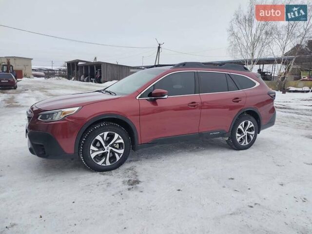 Красный Субару Аутбек, объемом двигателя 2.5 л и пробегом 92 тыс. км за 23500 $, фото 1 на Automoto.ua