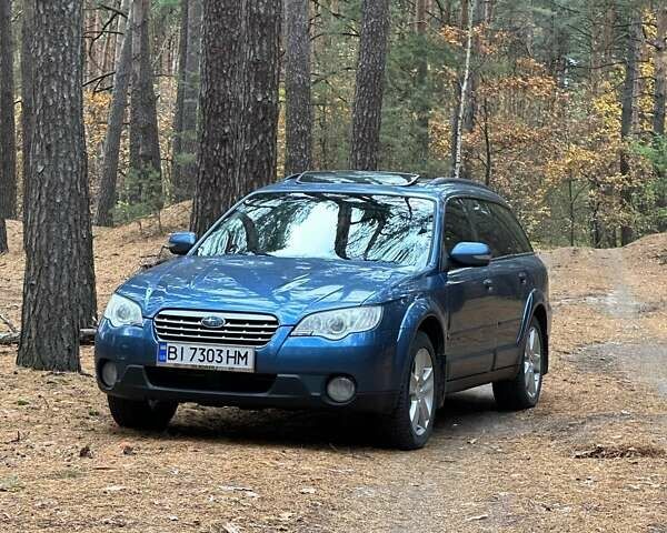 Синий Субару Аутбек, объемом двигателя 2.46 л и пробегом 250 тыс. км за 7500 $, фото 1 на Automoto.ua