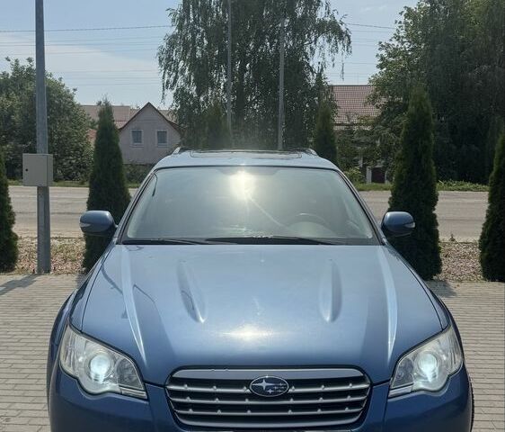 Синій Субару Аутбек, об'ємом двигуна 3 л та пробігом 219 тис. км за 7765 $, фото 1 на Automoto.ua
