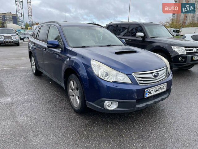 Синий Субару Аутбек, объемом двигателя 2 л и пробегом 230 тыс. км за 6200 $, фото 1 на Automoto.ua