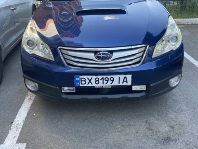 Синий Субару Аутбек, объемом двигателя 2 л и пробегом 278 тыс. км за 4100 $, фото 1 на Automoto.ua