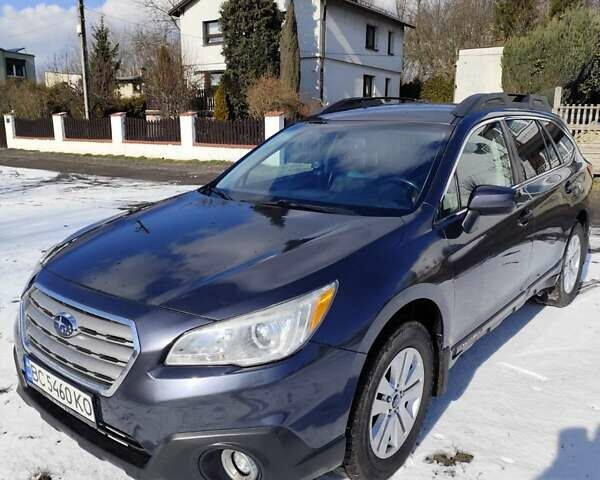 Синий Субару Аутбек, объемом двигателя 2.5 л и пробегом 156 тыс. км за 12900 $, фото 1 на Automoto.ua