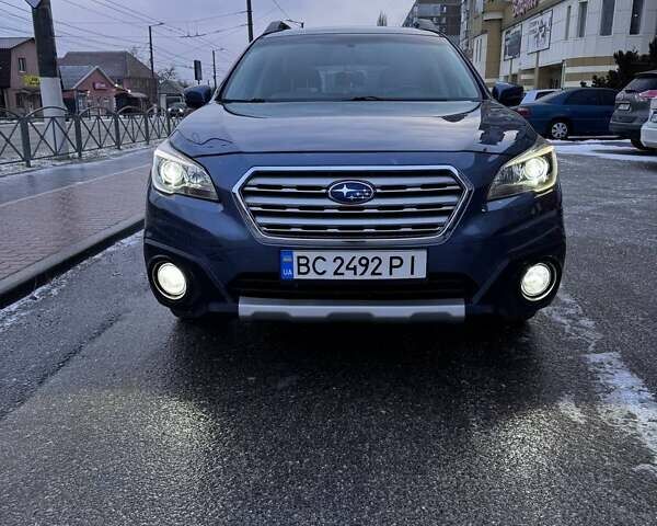Синий Субару Аутбек, объемом двигателя 2.5 л и пробегом 188 тыс. км за 15300 $, фото 1 на Automoto.ua